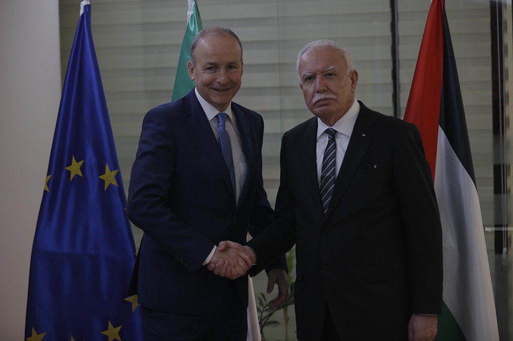 جانب من اللقاء (تصوير: حمزة شلش/وفا)